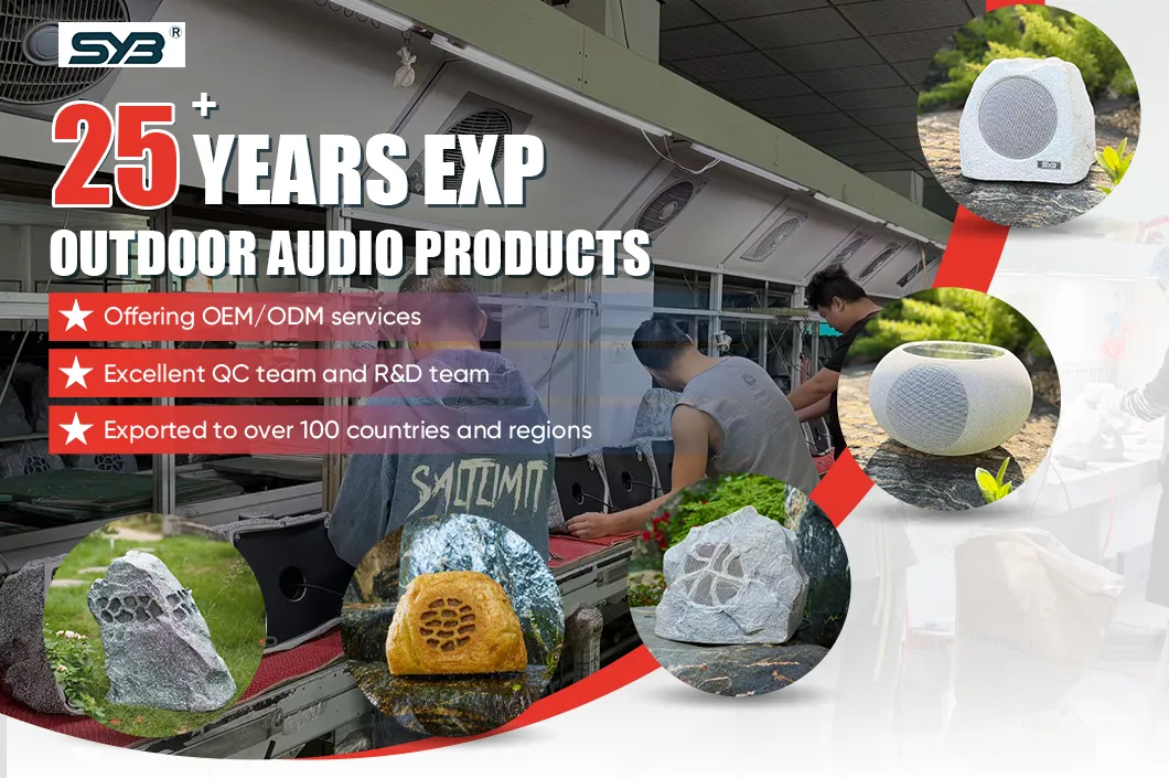 Solar Powered Glowing Outdoor Speaker