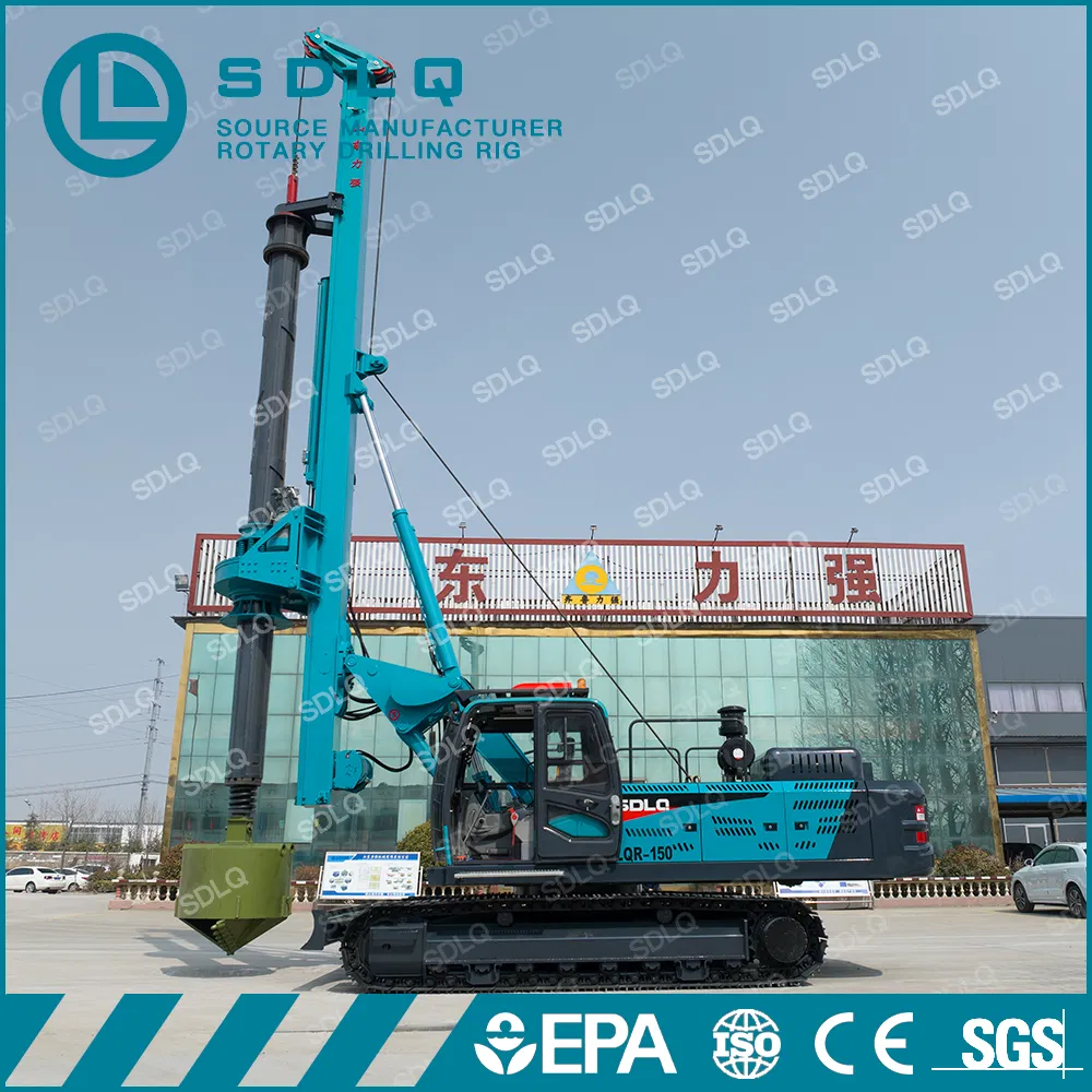 SDLQ LQR-80 15m Crawler Rotary Drilling Rig – High Efficiency for Foundation Work