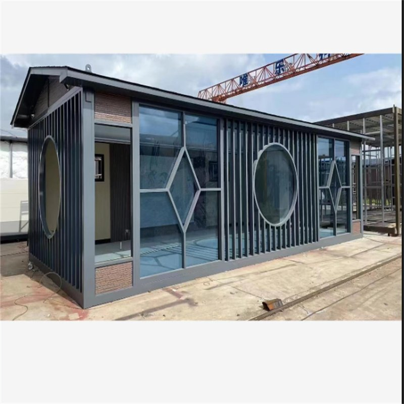 Eco-Friendly Shipping Container Home with Spacious Interior Design