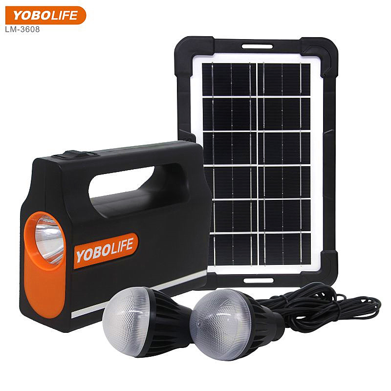 4 W Mini Solar System Solar Power System Solar Lighting Kit for Home Using