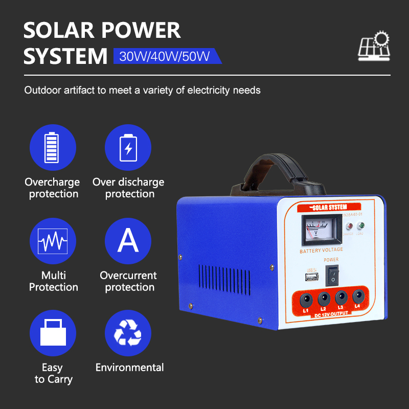 Efficient 110V 220V Solar Energy Solution for Family Needs