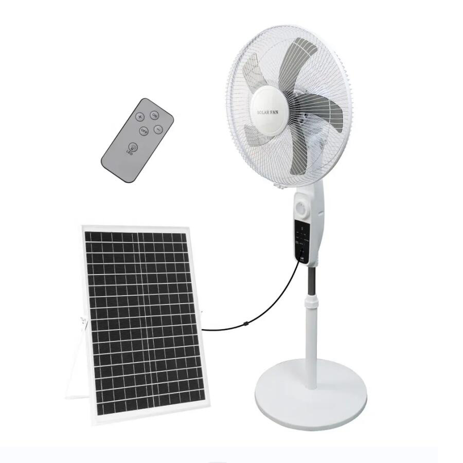 Rechargeable Solar Panel Fan Solar Powered Outdoor Fans Solar Fan with Remote Control