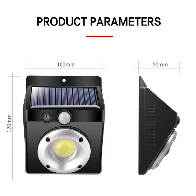 Brightenlux Outdoor Wireless Security Lights Solar Powered Garden Wall Lights Motion Sensor