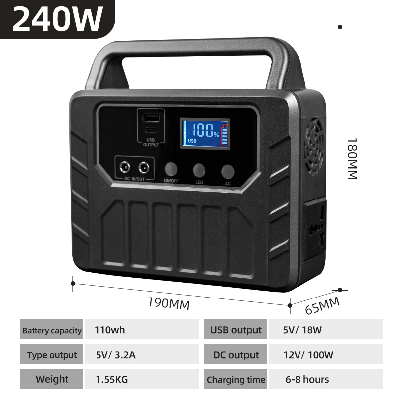 Premium Home Energy Solution with High Capacity Storage Battery