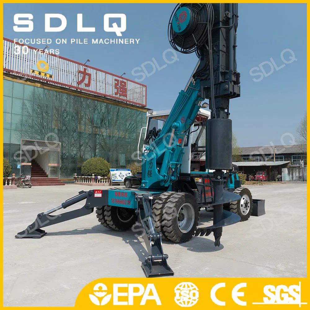 SDLQ High-Efficiency Wheel Rotary Drilling Rig for Fast Setup in City Construction and Ground Stabilization Works