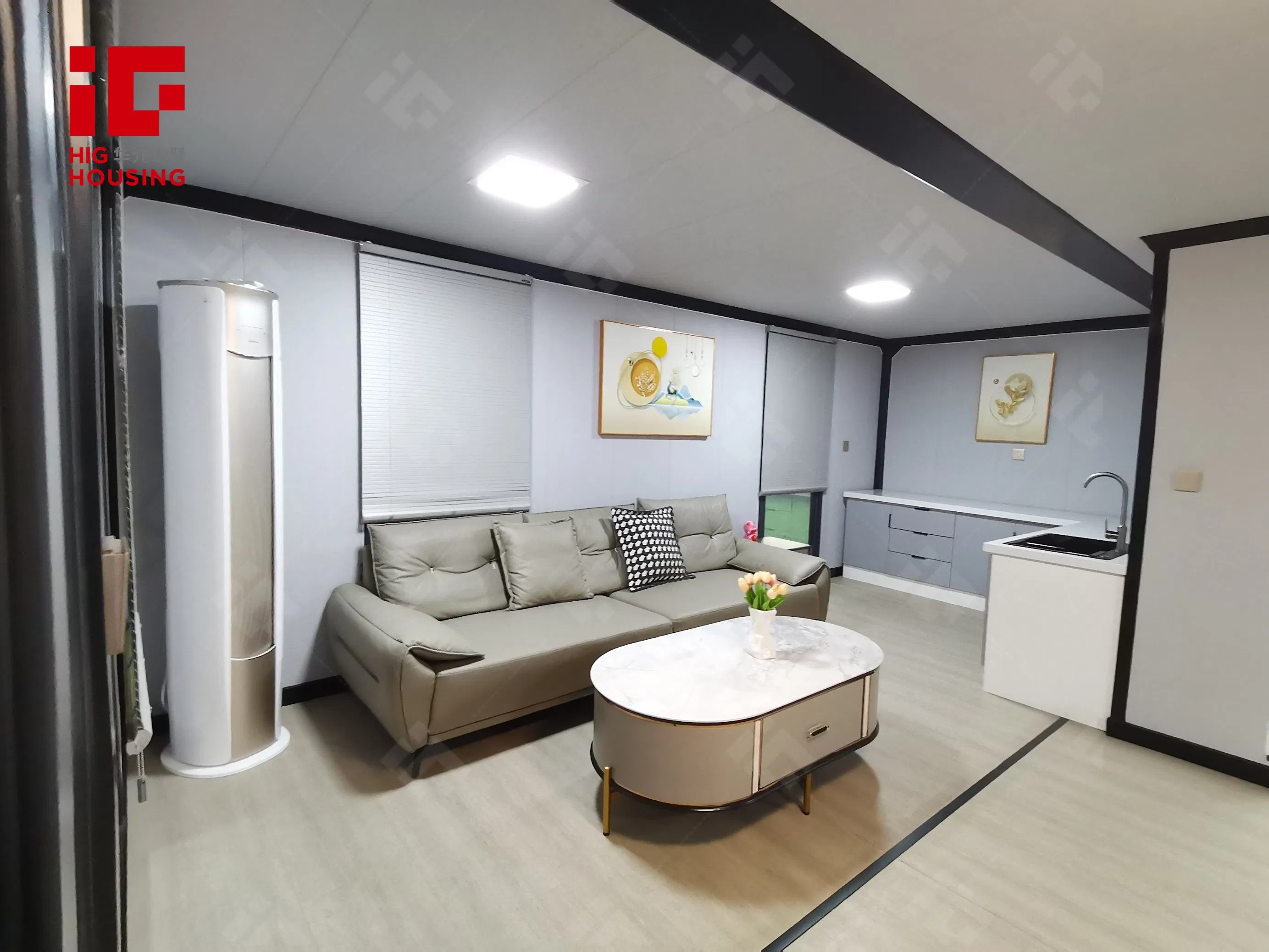 2 Story off Grid Ready Made Luxury Expandable Prefab Container Homes for Sale Luxury Prefab House Prefab Villa House Customized Container House