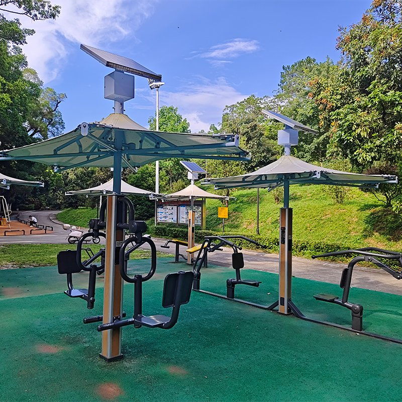 Customized Solar-Powered Smart Fitness Equipment Outdoor Fitness Equipment