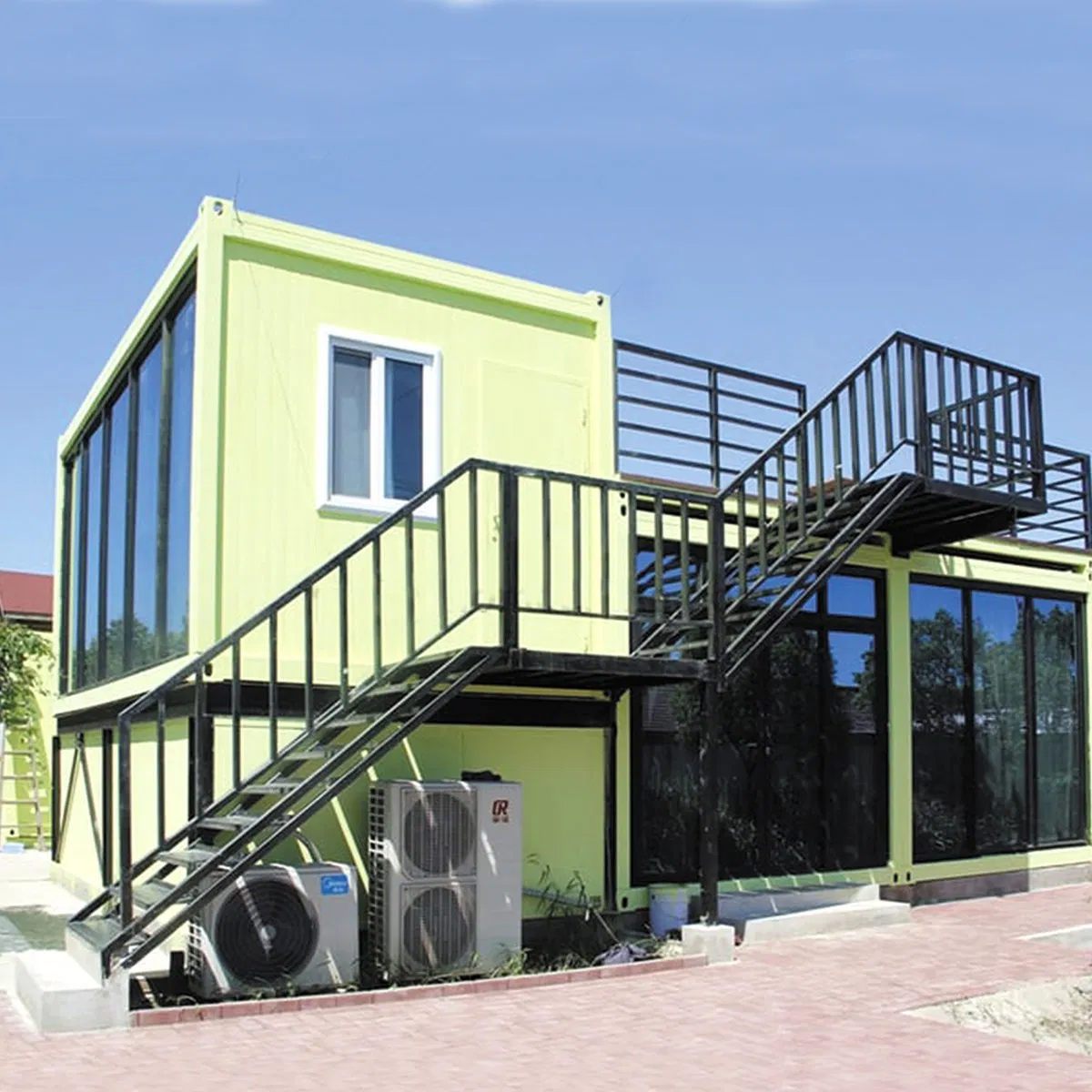 Sustainable off-Grid Container Home with Rainwater Harvesting Container House