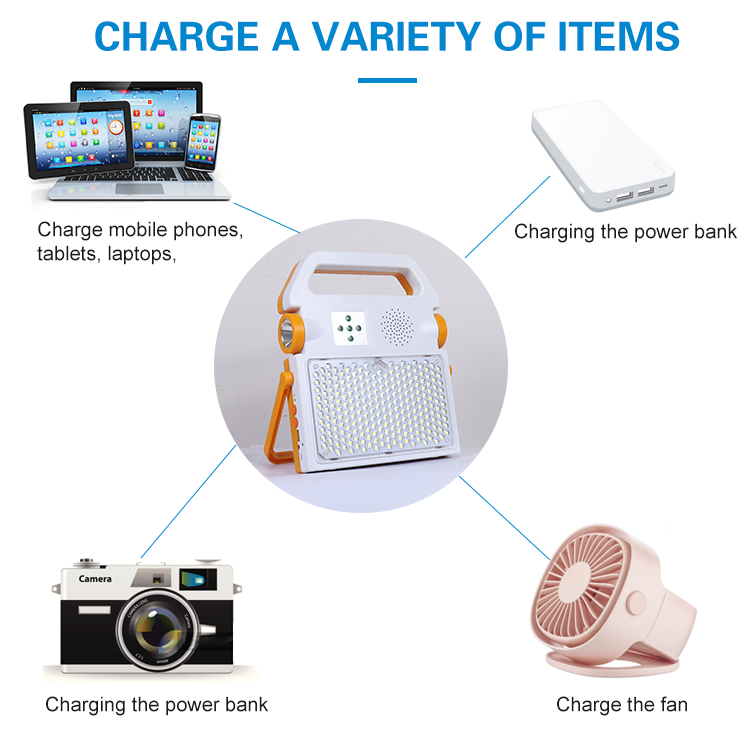 New Design Music Blue Tooth Outdoor Party Light100W Solar Powered RGB LED Flood Light Smart Light