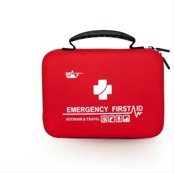 Ori-Power Outdoor &amp; Travel First Aid Kit, Red Hard Case Emergency Medical Bag with Handle