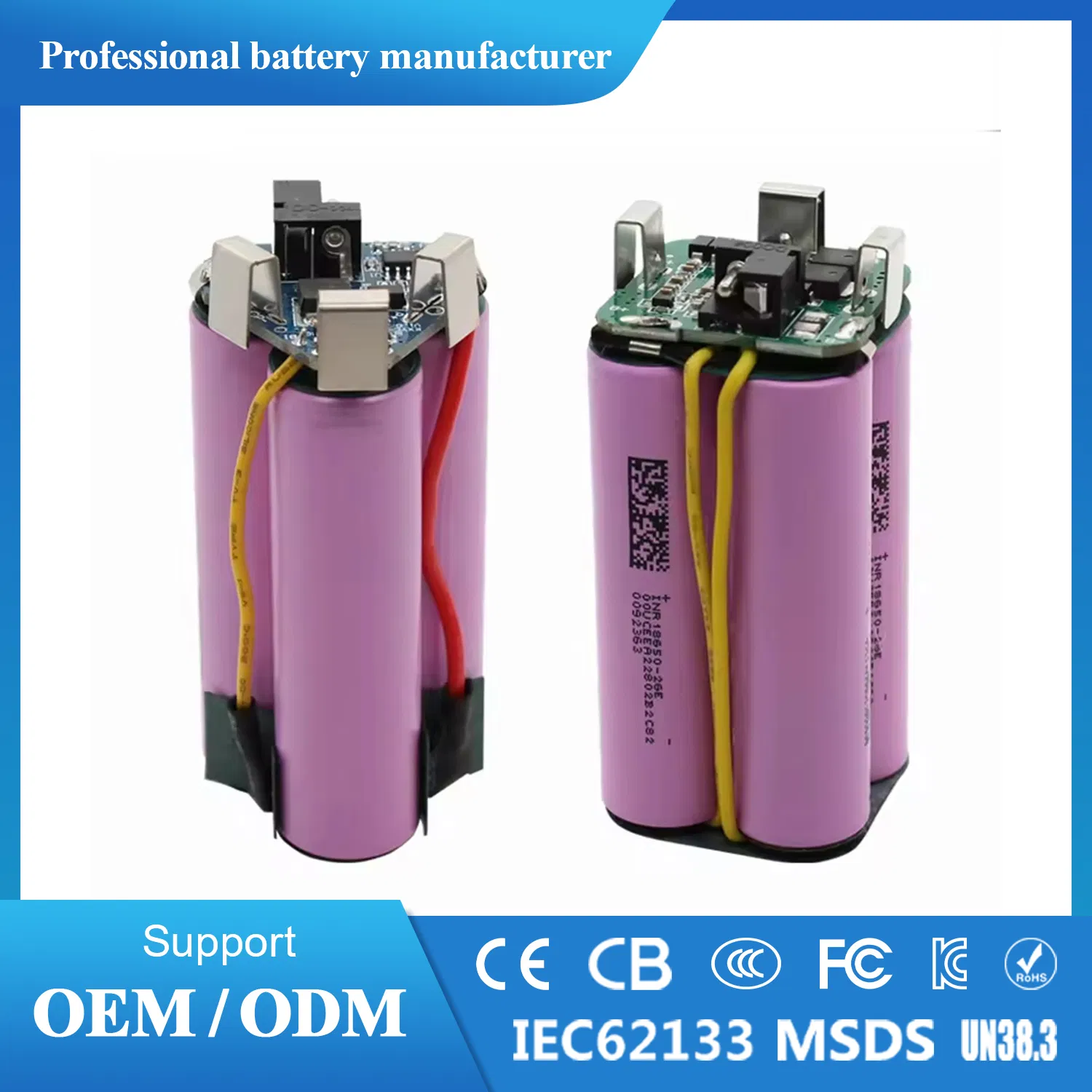 Customized 18650 Lithium Battery Solutions for Power Tools Needs