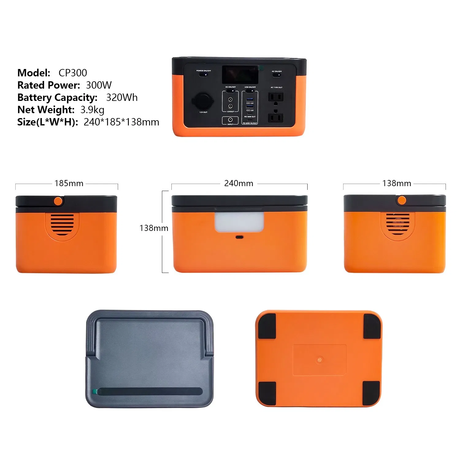 Ultimate 300W Portable Energy Storage Solution for All Needs