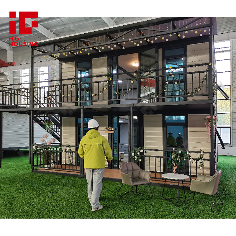 2 Story off Grid Ready Made Luxury Expandable Prefab Container Homes for Sale Luxury Prefab House Prefab Villa House Customized Container House