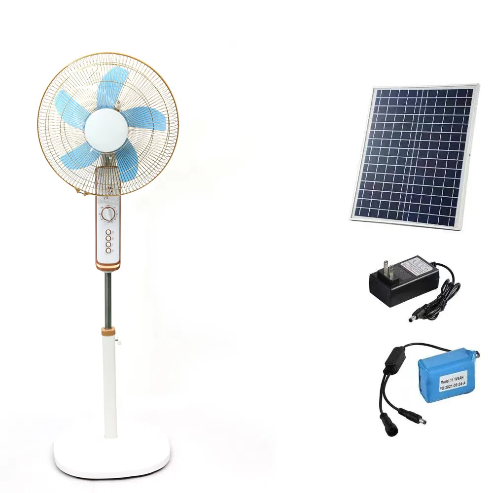 12V DC Solar Fan Outdoor Portable Solar Powered Fans Solar Fan DC Fan Electrc Cooling Fan Pedestal Fan
