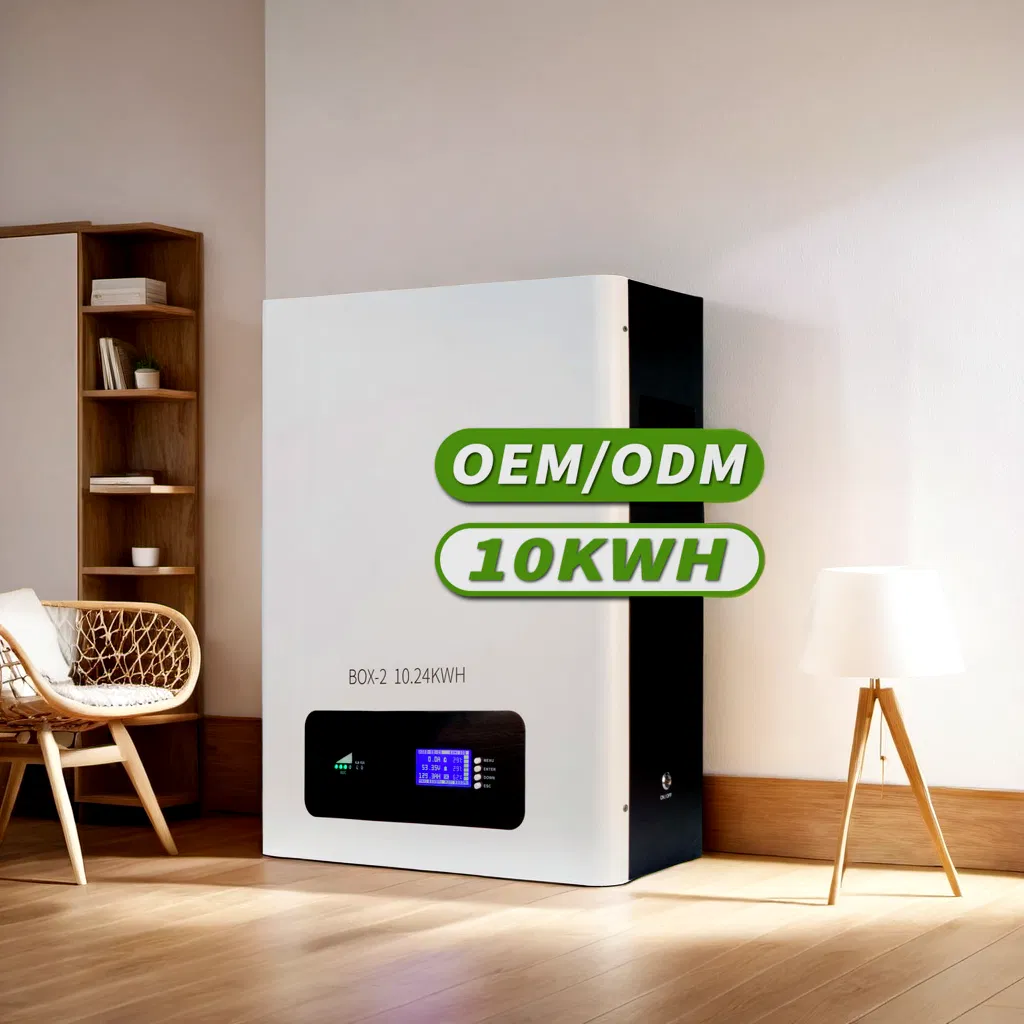 48V 100ah 200ah Solar Lithium Li-ion Battery Pack 5kwh 10kwh Wall-Mounted Energy Storage System with Prismatic LiFePO4 Cells for off-Grid Power Backup