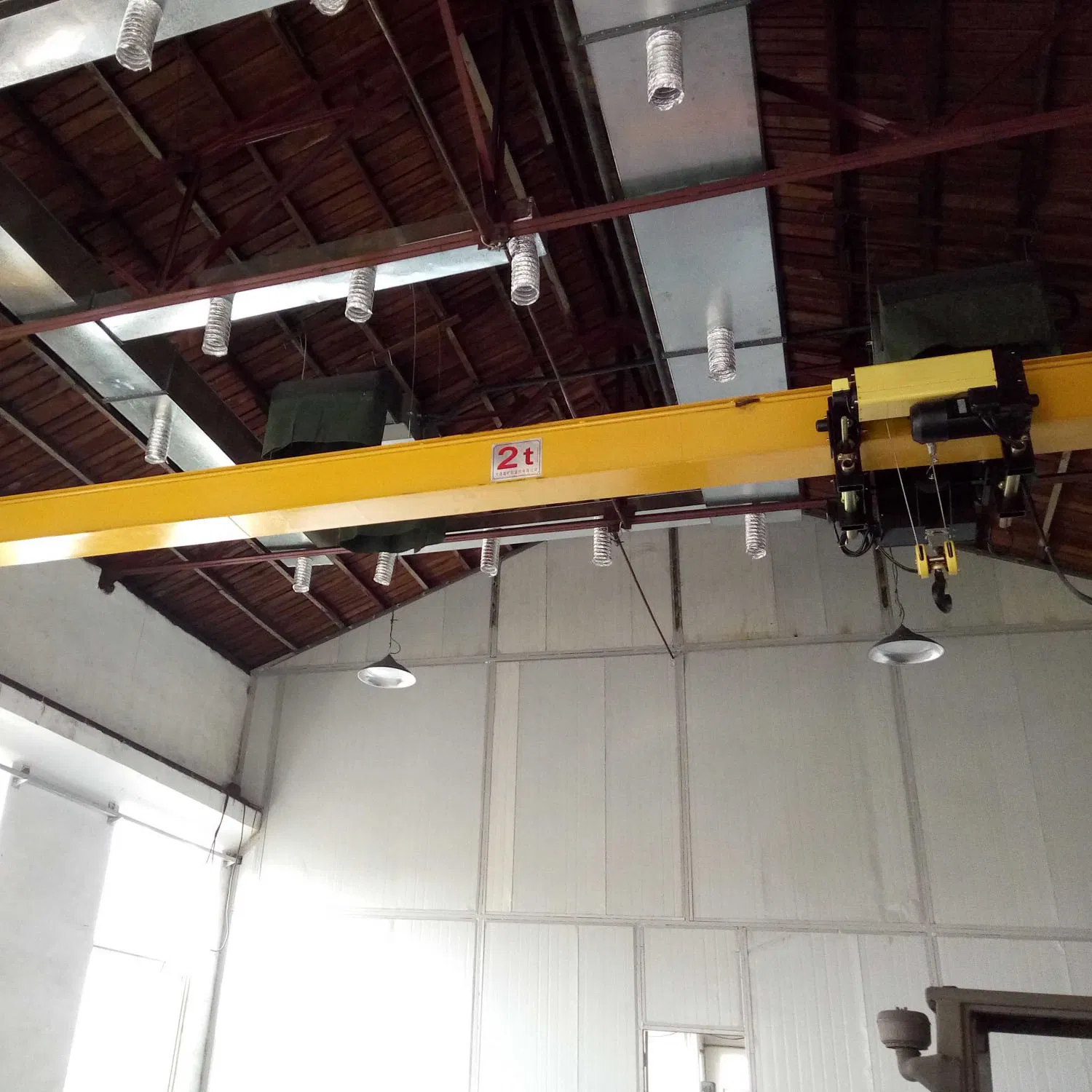 Customized 5ton European Single Girder Overhead Crane with Wire Rope Hoist