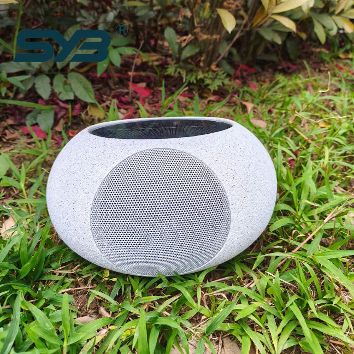 Multi Functional 10W Solar Powered Glowing Outdoor Speaker for Patio Use