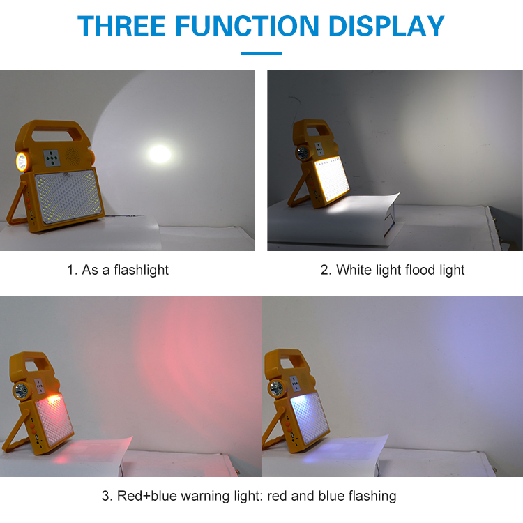New Design Music Blue Tooth Outdoor Party Light100W Solar Powered RGB LED Flood Light Smart Light