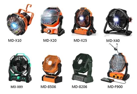 Solar Floor Fan Main View