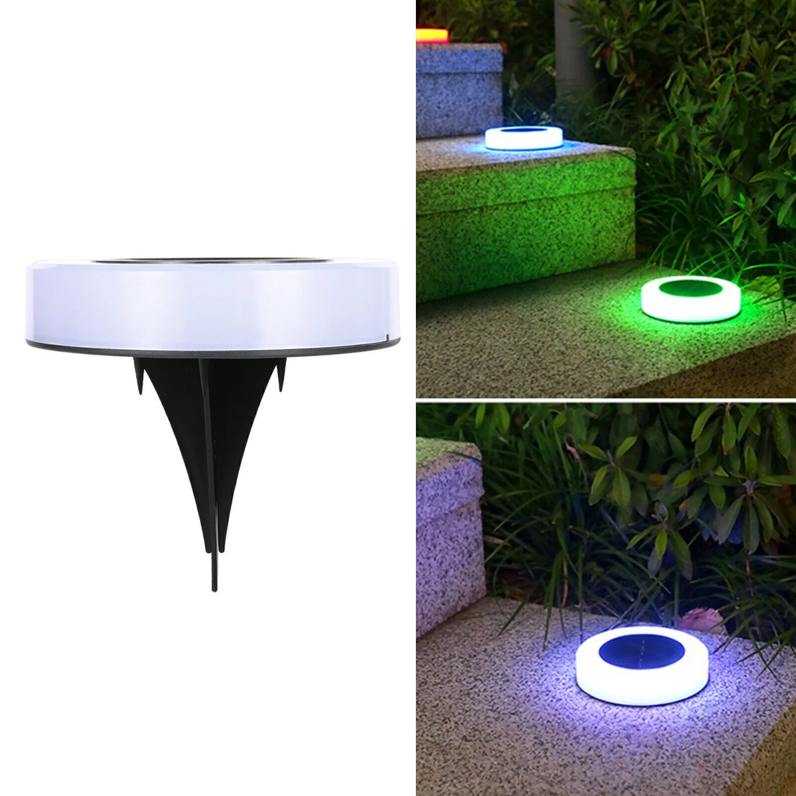 Solar Garden Lights Outdoor Waterproof, Solar Powered Outdoor Decor for Yard, Pathway, Patio, Walkway, Driveway