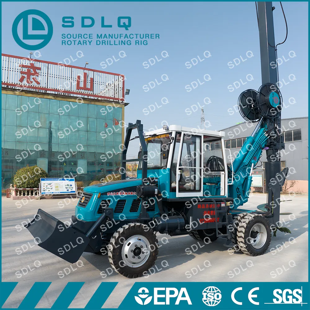 SDLQ High-Efficiency Wheel Rotary Drilling Rig for Fast Setup in City Construction and Ground Stabilization Works