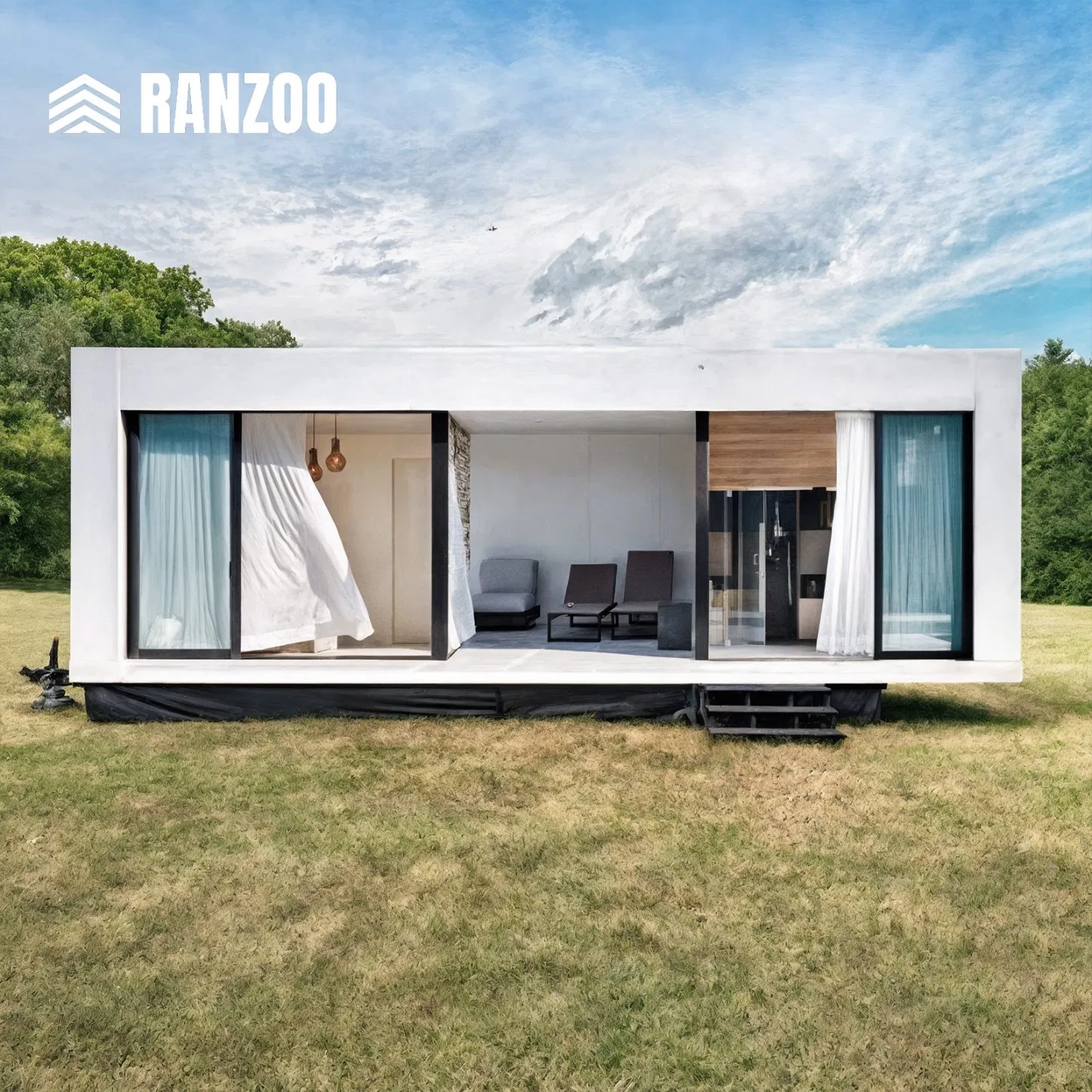 Sustainable Oasis Retreat - Off-Grid Modular Home with Solar Power