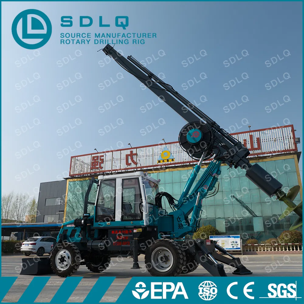 SDLQ High-Efficiency Wheel Rotary Drilling Rig for Fast Setup in City Construction and Ground Stabilization Works