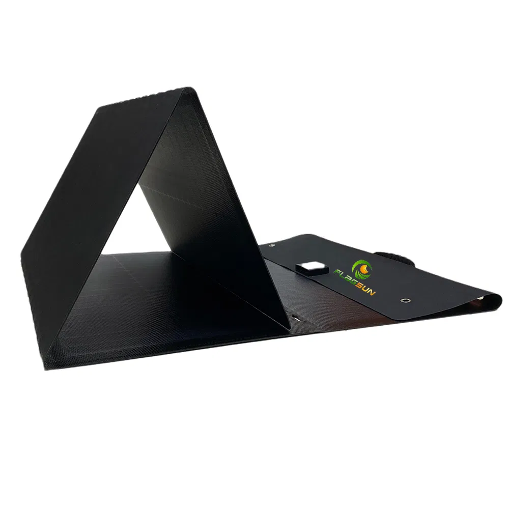 140W Folding up ETFE Film Portable Solar Camping Panel for Battery Charge