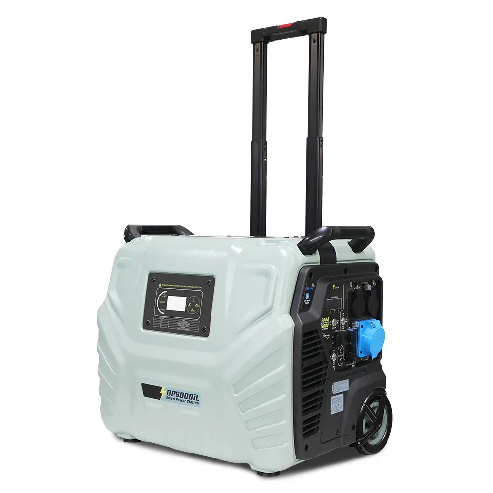 6000W Portable Solar Powered Generator Outdoor Emergency Power Supply