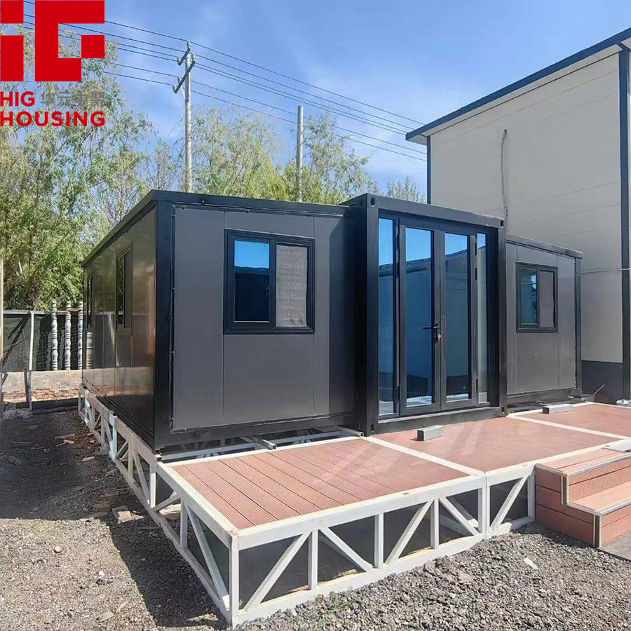 Modern Living 2 Bedroom Portable Mobile Container House Hotel Office Expanding Foldable Prefab Expandable Homes