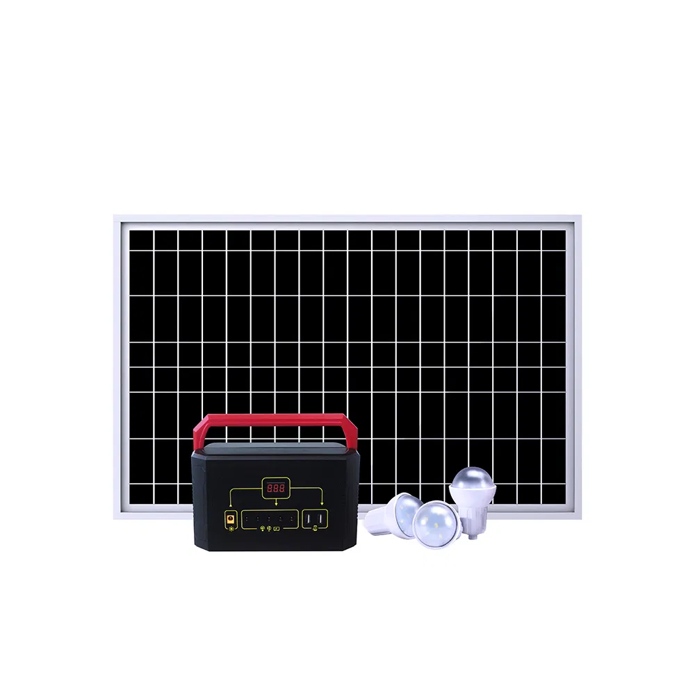 Solar Power Energy Home Application System Run DC TV and Fan