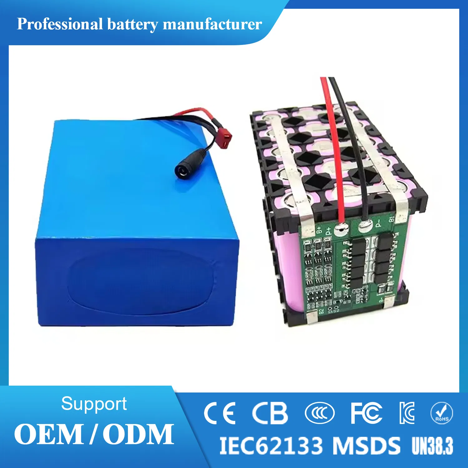 Customized Lithium Battery Solutions for 18650 Power Tools Pack