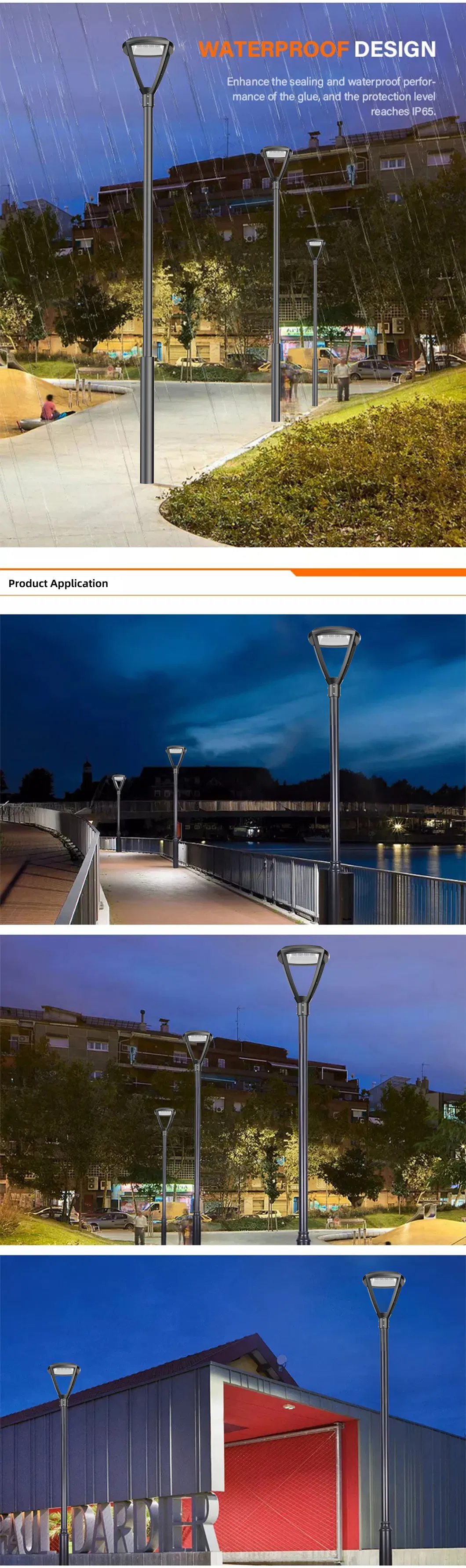 Outdoor Solar Powered Garden Light Components