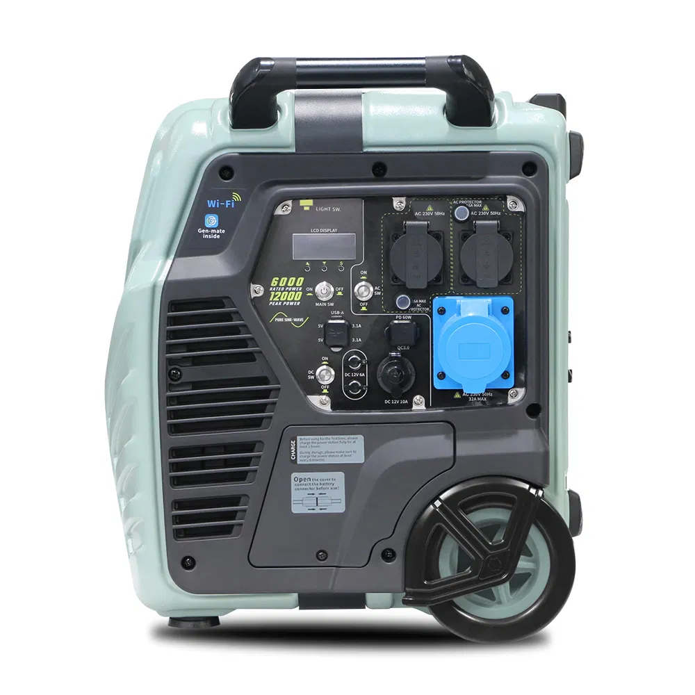 6000W Portable Solar Powered Generator Outdoor Emergency Power Supply