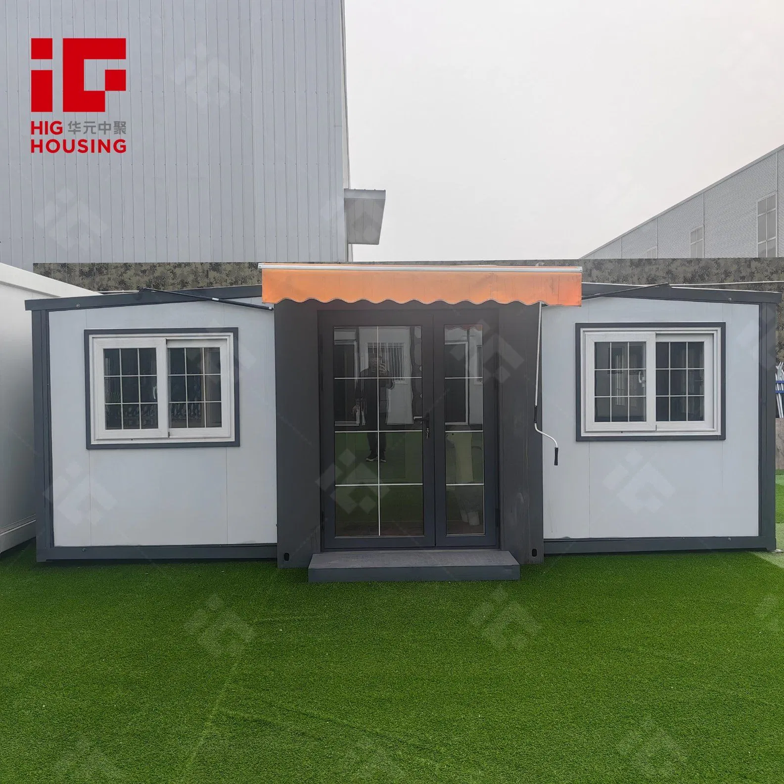 Waterproof 40 20 Foot Prefabricated Mobile Luxury Container Expandable House 2 3 4 5 Bedroom Prefab Villa Portable Home