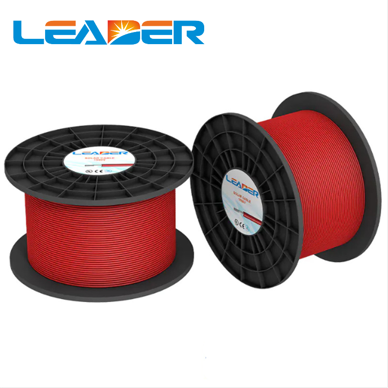 Leader UL 4703 UV Resistance DC 2000V 12AWG Tinned Copper Solar Cable for Solar System