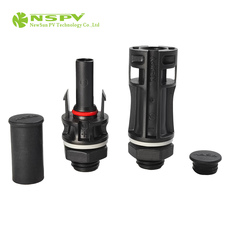 Standard Type PV Solar Cable Mc4 Terminals Connector 1500VDC Connector for Junction Box