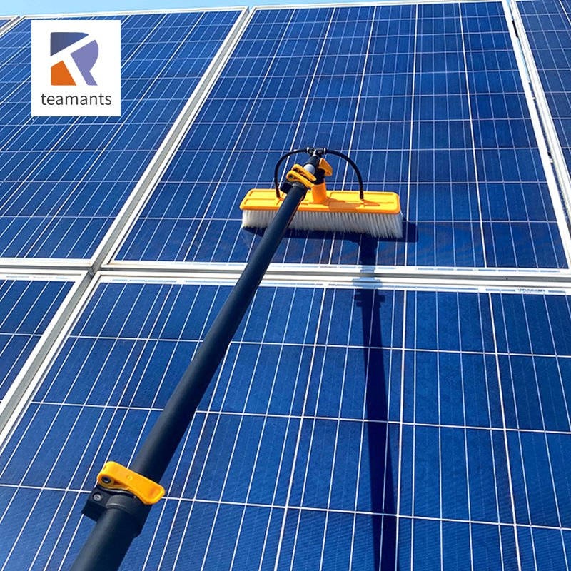 40 FT Adjustable Solar Panel Cleaning Brush Kit for Windows