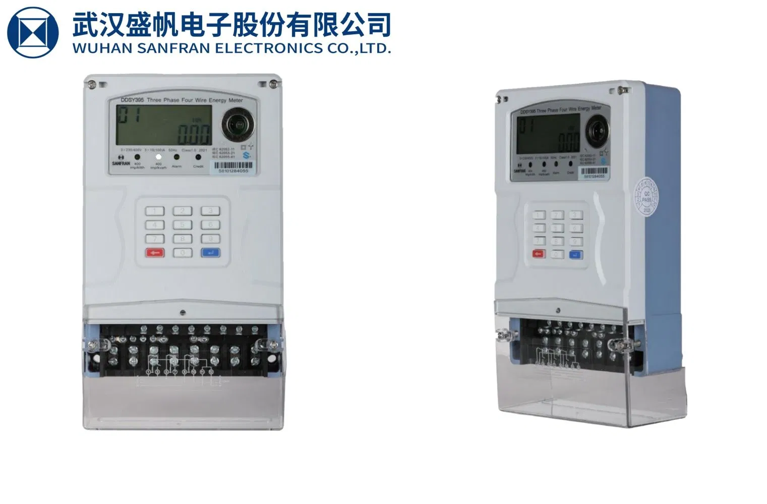 Three Phase Sts Keypad Prepaid Smart Energy Meter: 4G / G3-PLC / Hybrid RF / Bplc with Ciu and Ami Solution, Dlms