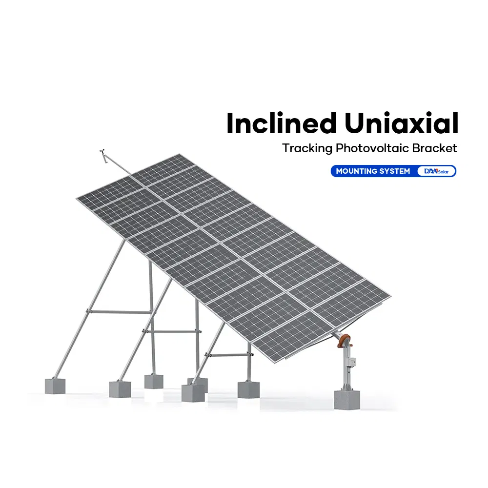 Dah Solar Tilted Single Axis Solar GPS Automatic Sun Tracker Bracket Solar Tracker