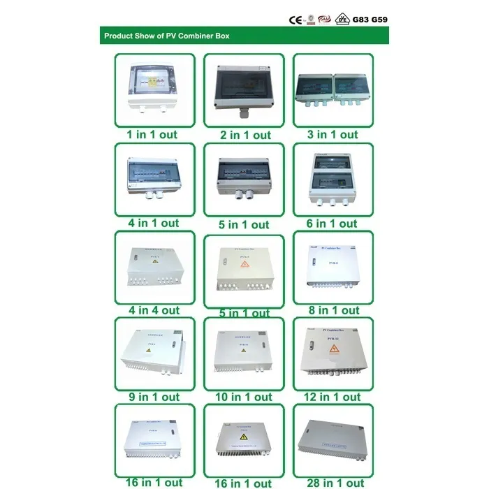 DC Solar PV Combiner Box