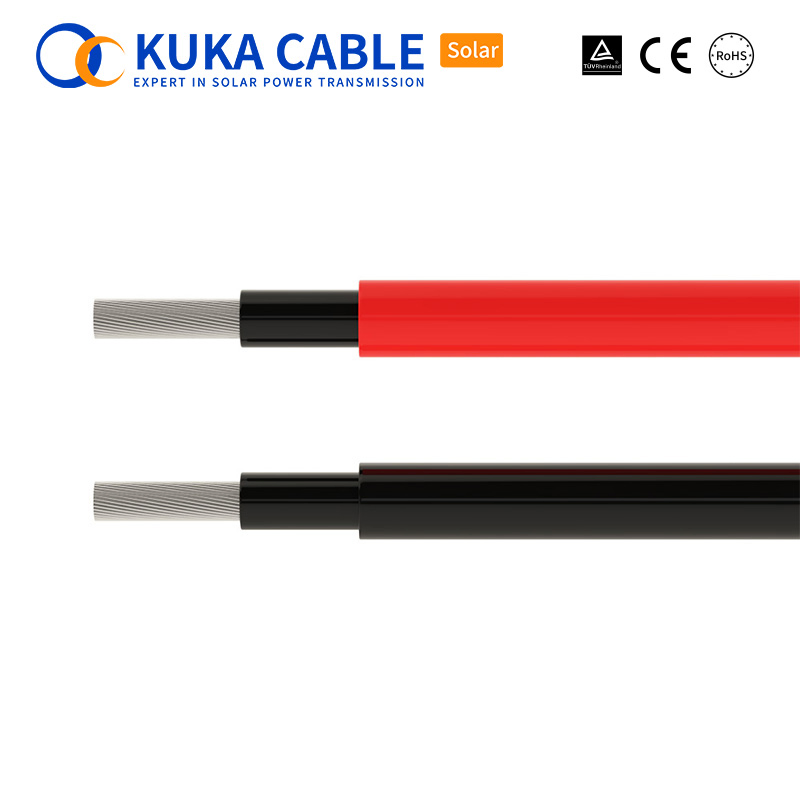 UL TUV Red or Black 4mm/6mm CPR CCA Ad8 Solar Cable DC Cable