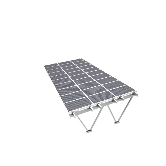 PV Photovoltaic Car Parking Mounting System Structure Aluminum Waterproof Complete Solar Panel Carport