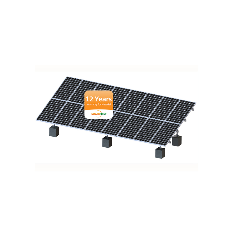 Aluminum PV Mount Solar Ground Mounting Brackets Structure