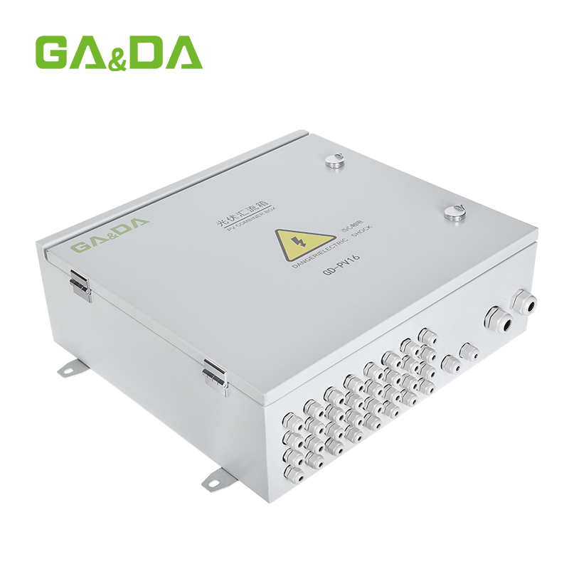 Solar String Box 16 Input 1 Output 1000V IP65 DC Combiner Box for PV Safety