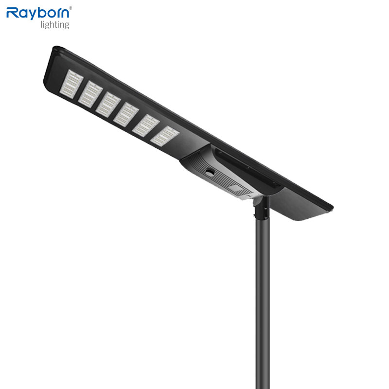 All in One Integrated Solar Powered Street Lighting 60W/80W/100W/120W with 210lm/W 25000lm