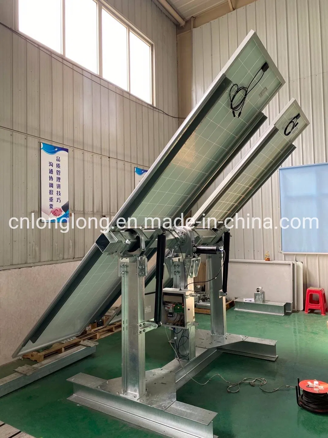 Top Sales Customized Flat Single Axis Solar Tracker with TUV Certificate