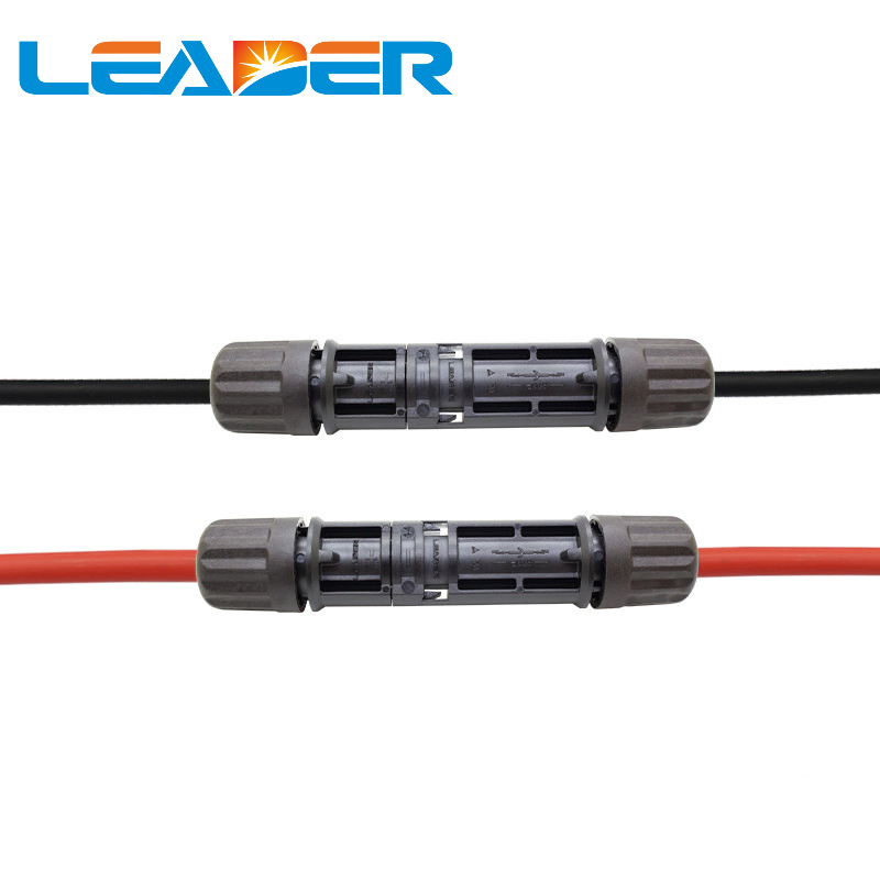 Leader 1500V IP68 TUV Certification UV Resistant Mc4 Solar Connector for Panels Cables