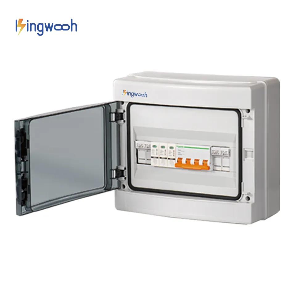 Factory Directly Supply Kingwooh PV Junction Box 500V 1000V 1500V PV Combiner Box for Solar Power System