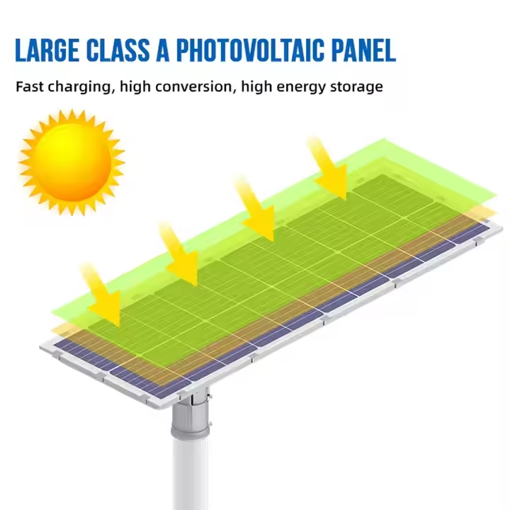 Easy Installation Die-Cast Aluminum Waterproof IP65 Road Lamp 100W 200W 300W Intergrated All in One Solar LED Street Light